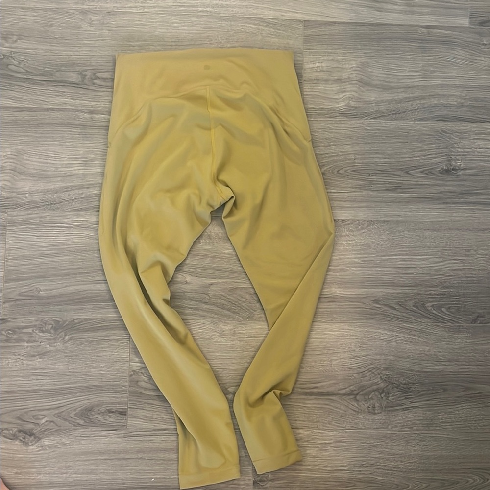 Lululemon Athletica Yellow Full-Length Leggings - Picture 2 of 6